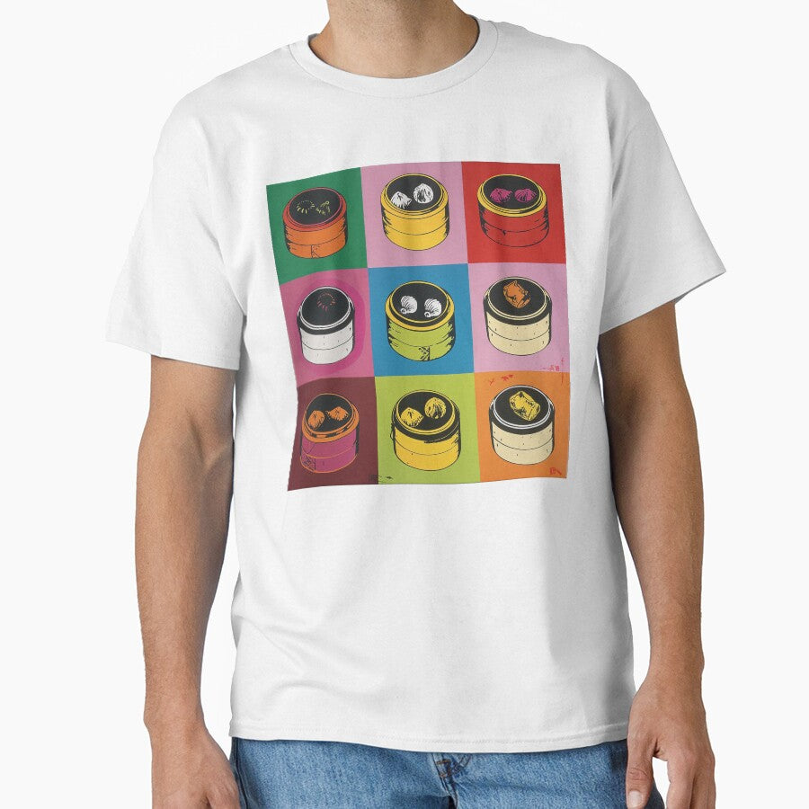 Dim Sum Pop Art 4 by AstroRisq Unisex T-shirt, Sweatshirt, Hoodie, Long Sleeve Tee - T-Shirt, Sweatshirt, Hoodie