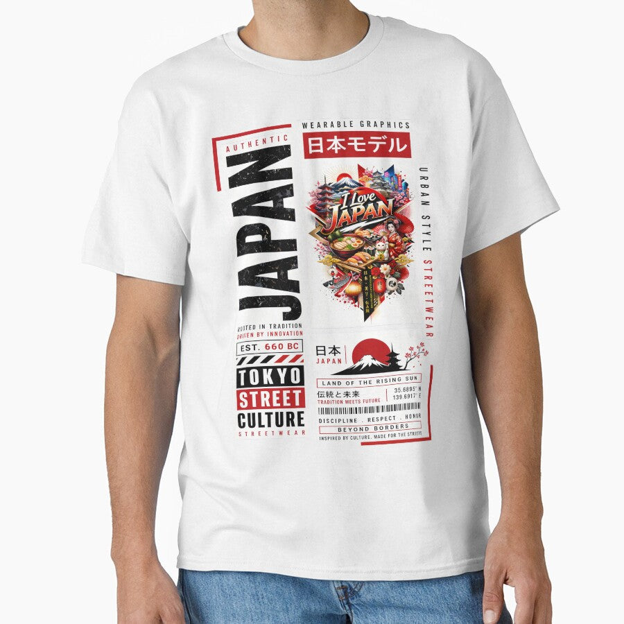Japan Tokyo Street Culture Urban Style Streetwear by KLERIKSTORE Unisex T-shirt, Sweatshirt, Hoodie, Long Sleeve Tee - T-Shirt, Sweatshirt, Hoodie