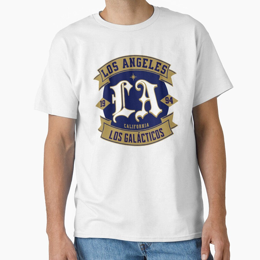 Los Angeles LA Galcticos gold b by VRedBaller Unisex T-shirt, Sweatshirt, Hoodie, Long Sleeve Tee - T-Shirt, Sweatshirt, Hoodie