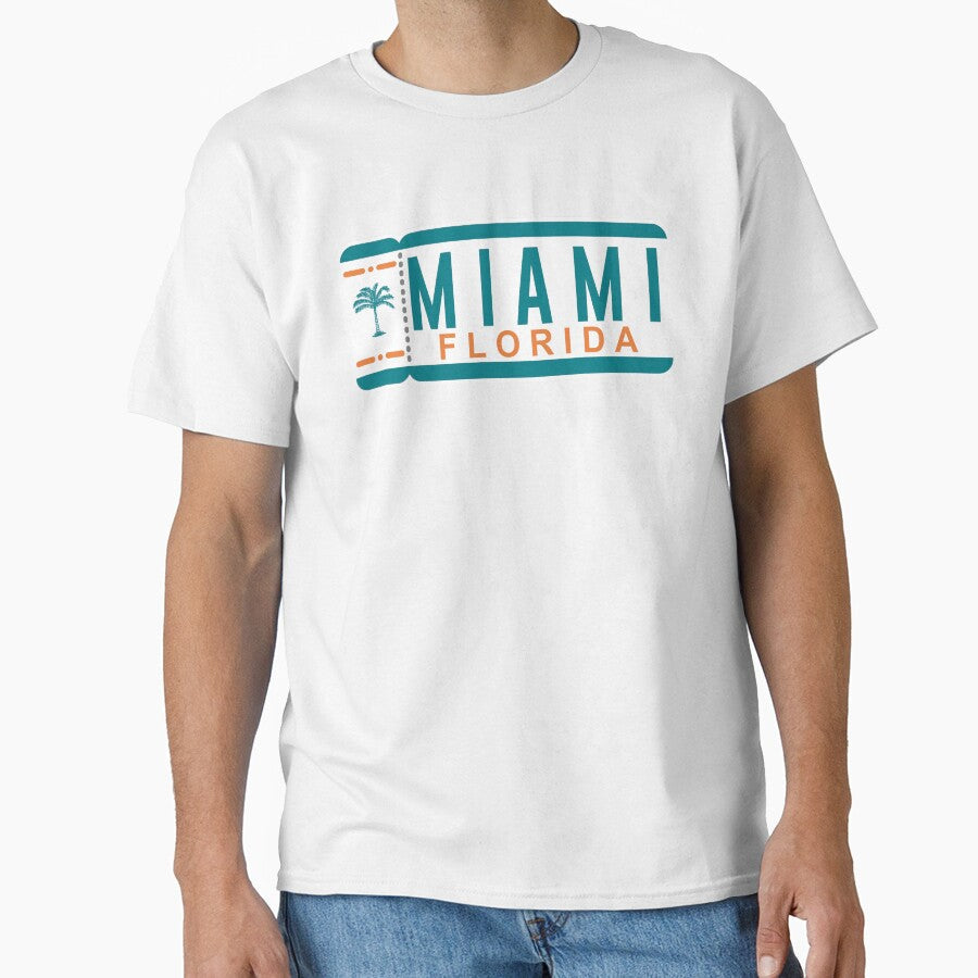 Miami Ticket Alternate 2 by JayJaxon Unisex T-shirt, Sweatshirt, Hoodie, Long Sleeve Tee - T-Shirt, Sweatshirt, Hoodie