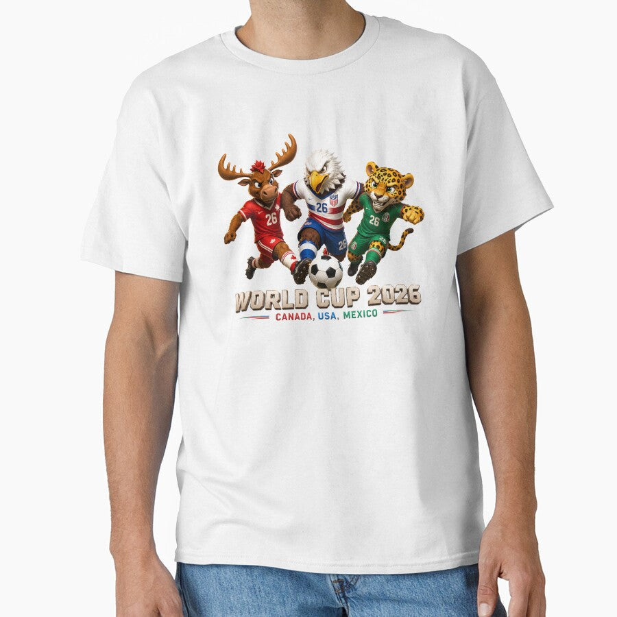 WORLD CUP 2026 - USA CANADA MEXICO | Fans and Teams for Men and Women by Har-vee Unisex T-shirt, Sweatshirt, Hoodie, Long Sleeve Tee - T-Shirt, Sweatshirt, Hoodie