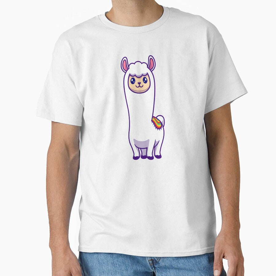 llama cartoon by zaher97 Unisex T-shirt, Sweatshirt, Hoodie, Long Sleeve Tee - T-Shirt, Sweatshirt, Hoodie