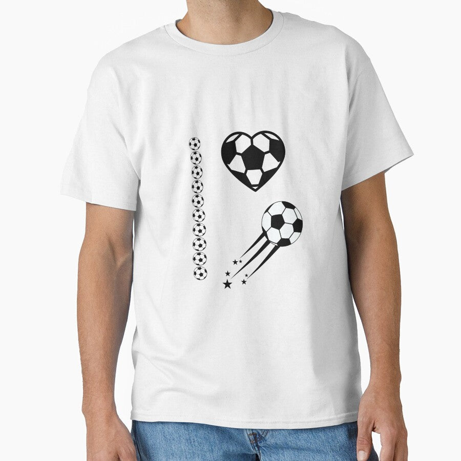 I Love Soccer by Ric1926 Unisex T-shirt, Sweatshirt, Hoodie, Long Sleeve Tee - T-Shirt, Sweatshirt, Hoodie