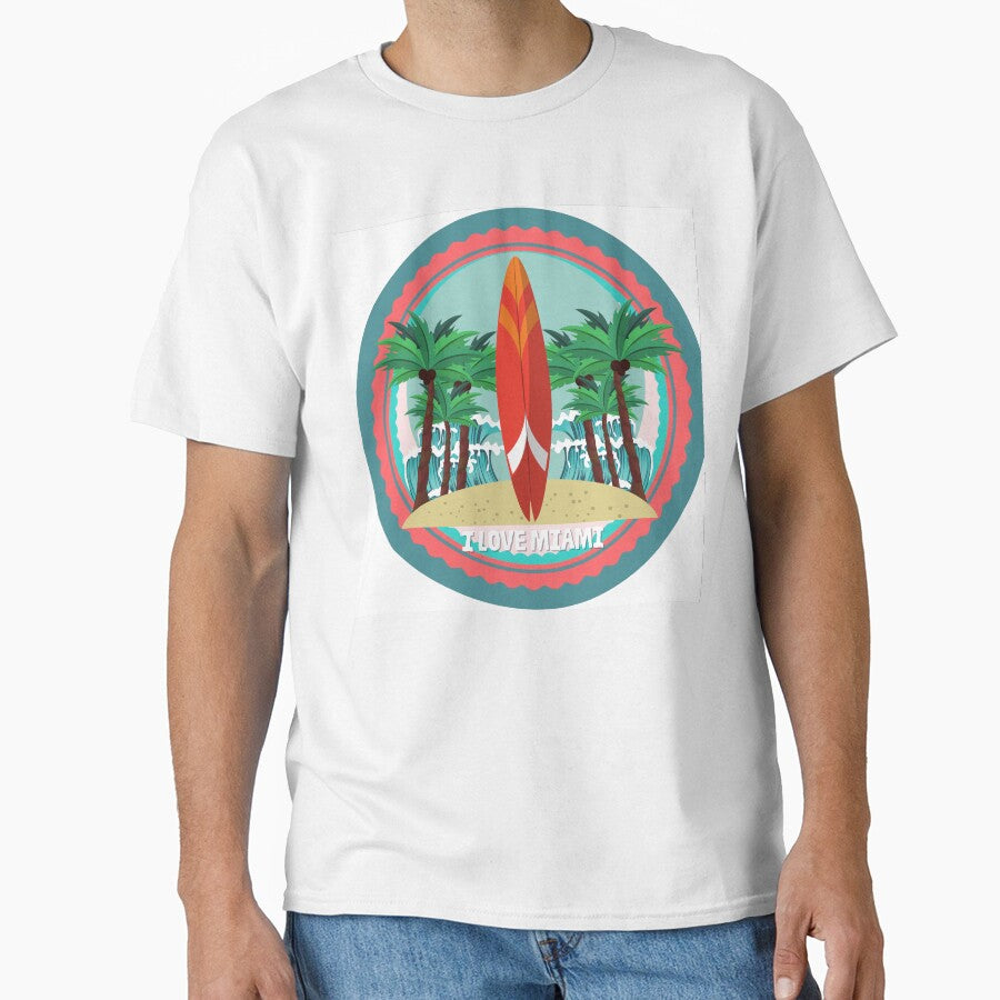 I Love Miami by HMBPHOTO Unisex T-shirt, Sweatshirt, Hoodie, Long Sleeve Tee - T-Shirt, Sweatshirt, Hoodie