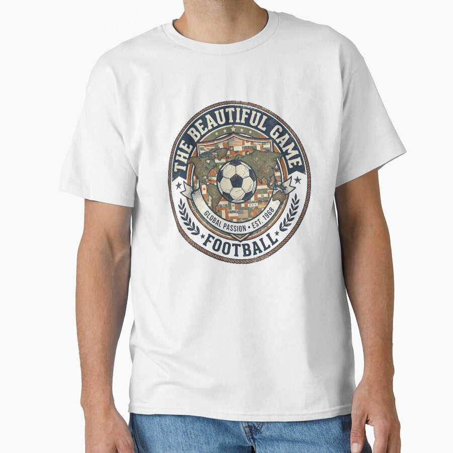The Beautiful Game Football by Fankickstore Unisex T-shirt, Sweatshirt, Hoodie, Long Sleeve Tee - T-Shirt, Sweatshirt, Hoodie