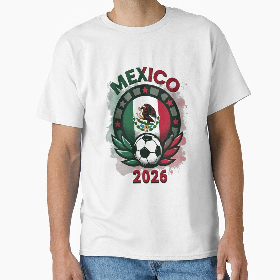 Mexico World Cup 2026 in America by OZDstore Unisex T-shirt, Sweatshirt, Hoodie, Long Sleeve Tee - T-Shirt, Sweatshirt, Hoodie