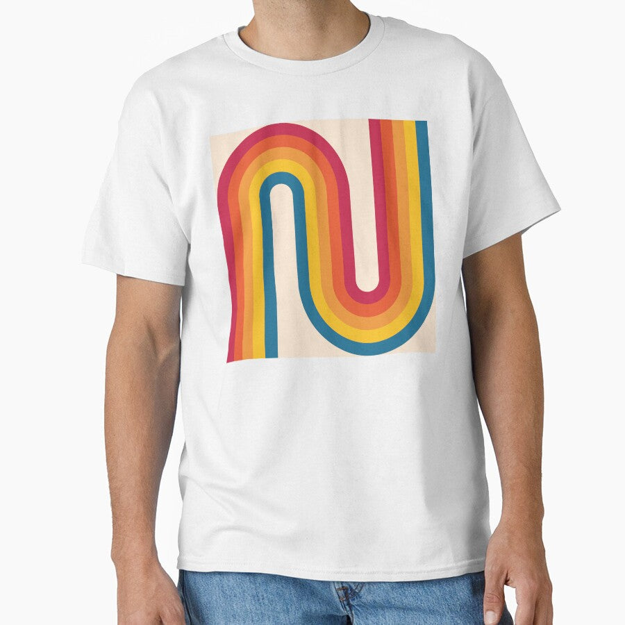 Geometric Arches Retro Style - Colorful by JMgraphic Unisex T-shirt, Sweatshirt, Hoodie, Long Sleeve Tee - T-Shirt, Sweatshirt, Hoodie