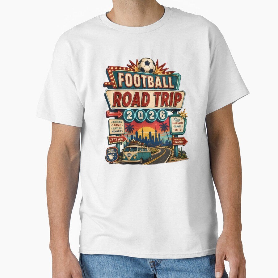 Football Road Trip by TrueArtVibes Unisex T-shirt, Sweatshirt, Hoodie, Long Sleeve Tee - T-Shirt, Sweatshirt, Hoodie