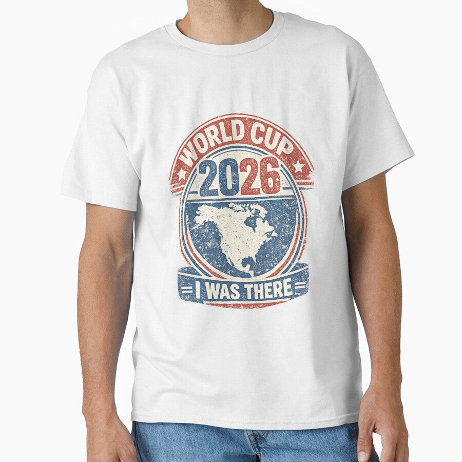 World Cup 2026 I Was There Vintage Stamp T-Shirt by ArthUpscale Unisex T-shirt, Sweatshirt, Hoodie, Long Sleeve Tee - T-Shirt, Sweatshirt, Hoodie
