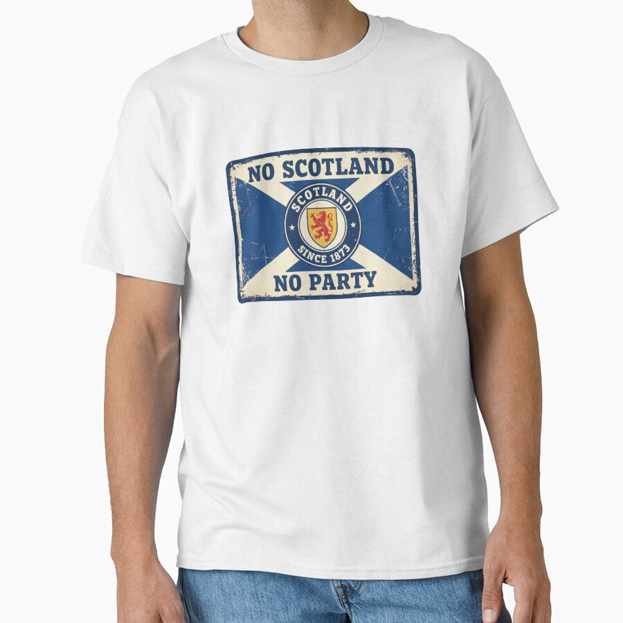 No Scotland No Party by lamebee Unisex T-shirt, Sweatshirt, Hoodie, Long Sleeve Tee - T-Shirt, Sweatshirt, Hoodie