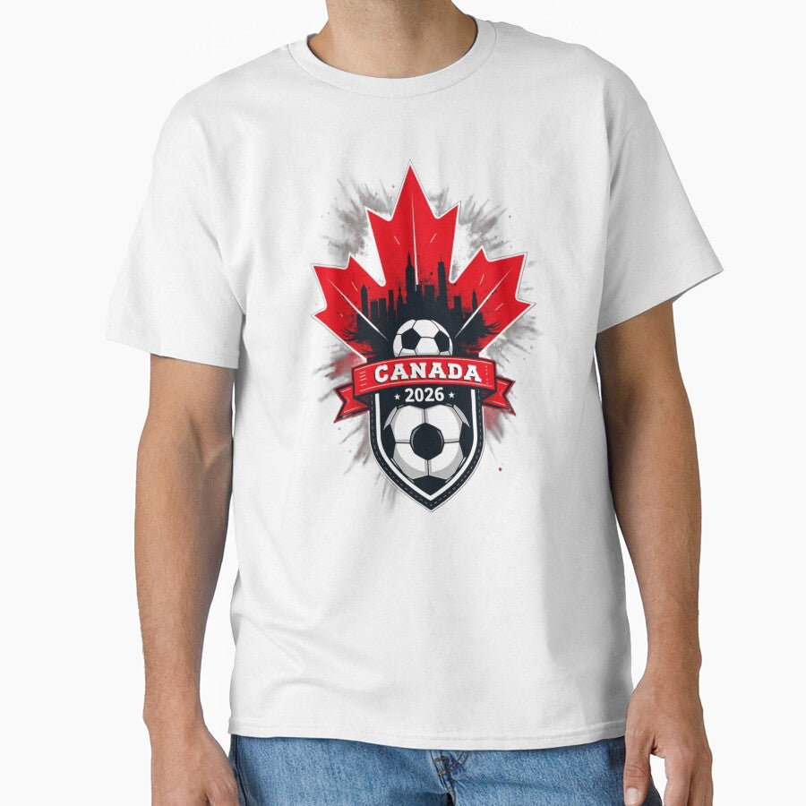 Canada 2026 World Cup Fan Tee by OZDstore Unisex T-shirt, Sweatshirt, Hoodie, Long Sleeve Tee - T-Shirt, Sweatshirt, Hoodie