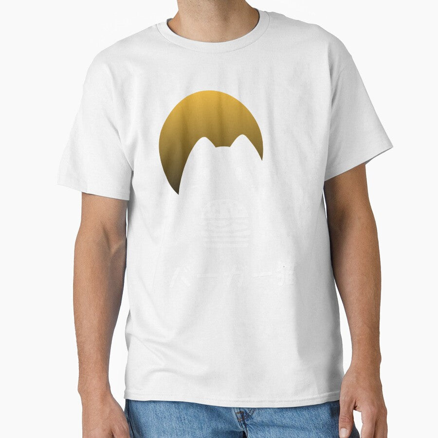 Burger cat moonlight by InkRiot Studios Unisex T-shirt, Sweatshirt, Hoodie, Long Sleeve Tee - T-Shirt, Sweatshirt, Hoodie