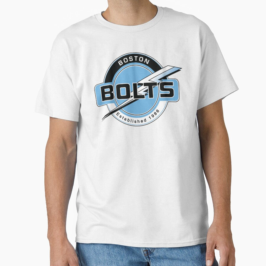 Boston Bolts logo usl by chcasey Unisex T-shirt, Sweatshirt, Hoodie, Long Sleeve Tee - T-Shirt, Sweatshirt, Hoodie