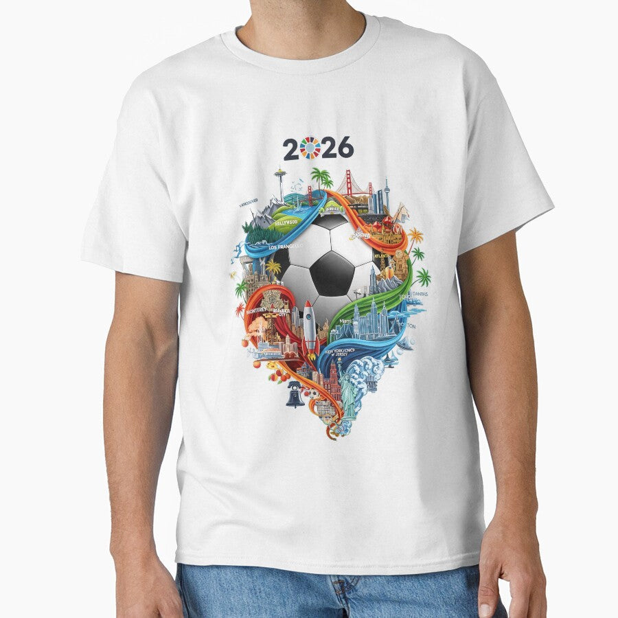 Football World Map by UrbanPrts Unisex T-shirt, Sweatshirt, Hoodie, Long Sleeve Tee - T-Shirt, Sweatshirt, Hoodie
