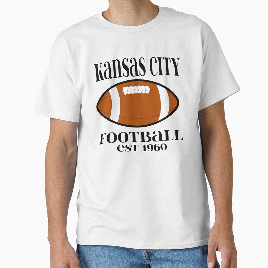 KANSAS CITY FOOTBALL. by leicha Unisex T-shirt, Sweatshirt, Hoodie, Long Sleeve Tee - T-Shirt, Sweatshirt, Hoodie
