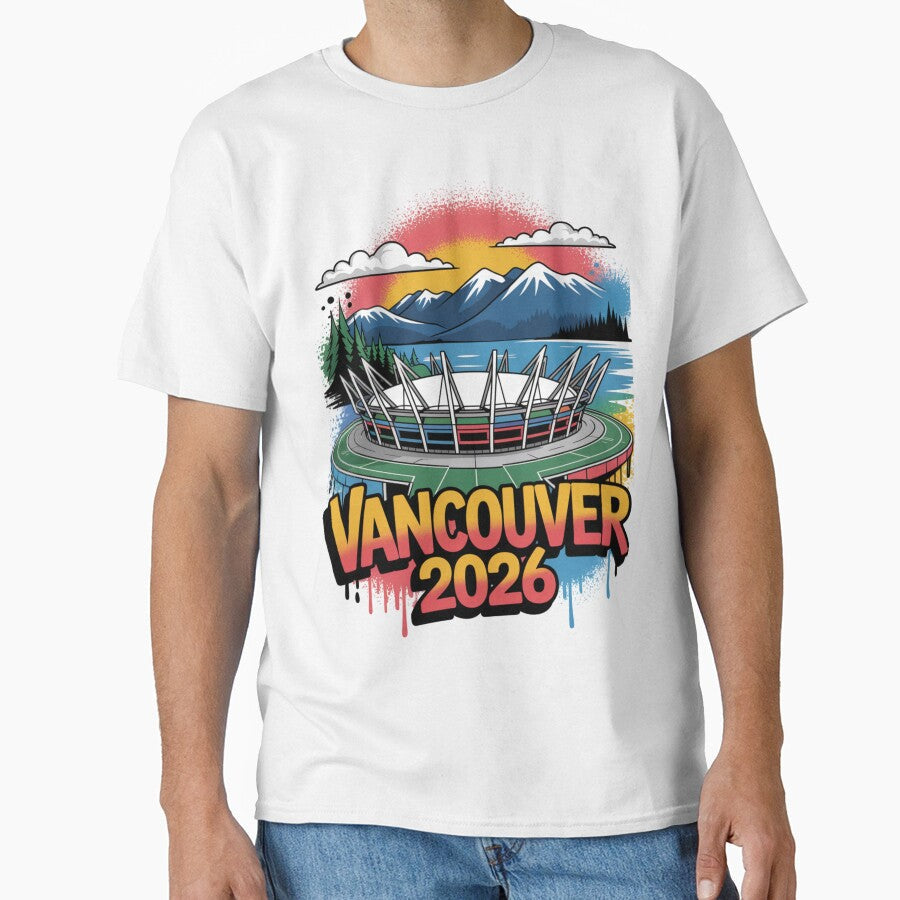 Toronto 2026 Skyline T-Shirt V15 by DarylWelsh2024 Unisex T-shirt, Sweatshirt, Hoodie, Long Sleeve Tee - T-Shirt, Sweatshirt, Hoodie