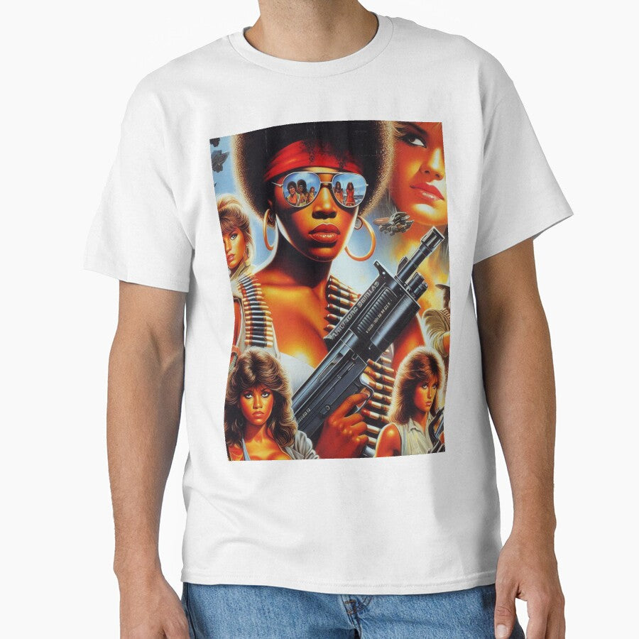 Retro 80s War Girls by PulpVintage Unisex T-shirt, Sweatshirt, Hoodie, Long Sleeve Tee - T-Shirt, Sweatshirt, Hoodie