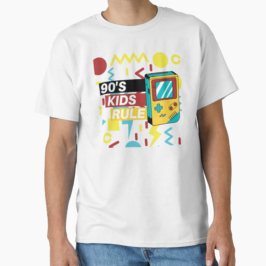 90's kids rule by Bookish Dragon Unisex T-shirt, Sweatshirt, Hoodie, Long Sleeve Tee - T-Shirt, Sweatshirt, Hoodie
