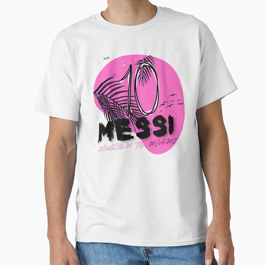 Welcom MESSI to MIAMI - inter miami by darin-mack Unisex T-shirt, Sweatshirt, Hoodie, Long Sleeve Tee - T-Shirt, Sweatshirt, Hoodie