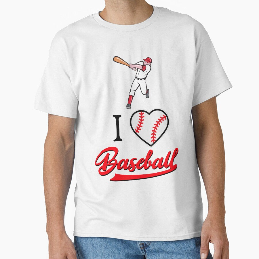 I Love Baseball, Ball, Foul, batter Homerun by MaxiiMerch Unisex T-shirt, Sweatshirt, Hoodie, Long Sleeve Tee - T-Shirt, Sweatshirt, Hoodie