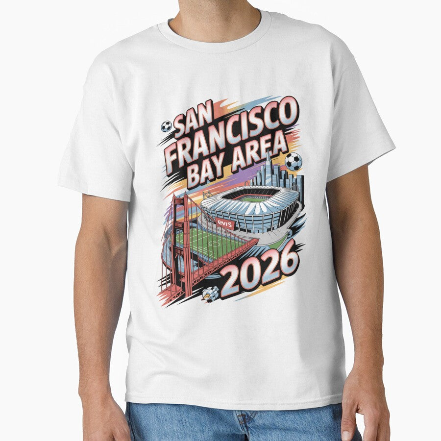 San Francisco Bay Area Golden Gate Stadium T-Shirt V22 by DarylWelsh2024 Unisex T-shirt, Sweatshirt, Hoodie, Long Sleeve Tee - T-Shirt, Sweatshirt, Hoodie