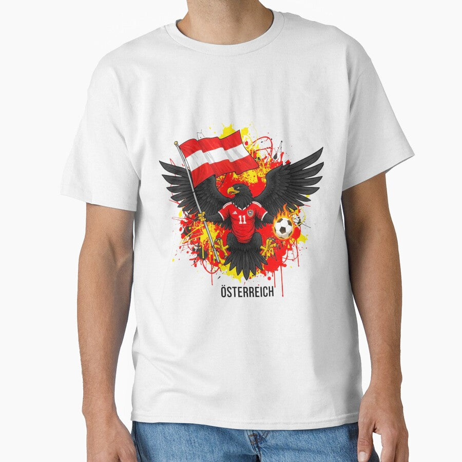 Austria Soccer Eagle world cup 2026 - sterreich Football Fan Art by Inkwell grove Unisex T-shirt, Sweatshirt, Hoodie, Long Sleeve Tee - T-Shirt, Sweatshirt, Hoodie