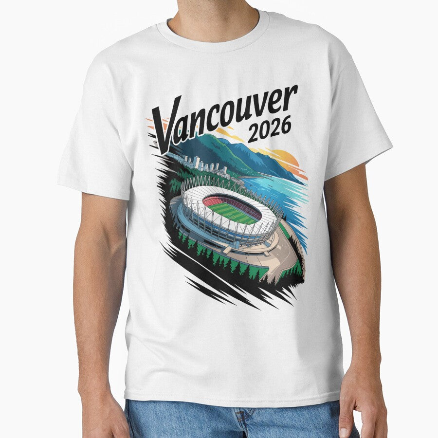 Toronto 2026 Skyline T-Shirt V8 by DarylWelsh2024 Unisex T-shirt, Sweatshirt, Hoodie, Long Sleeve Tee - T-Shirt, Sweatshirt, Hoodie