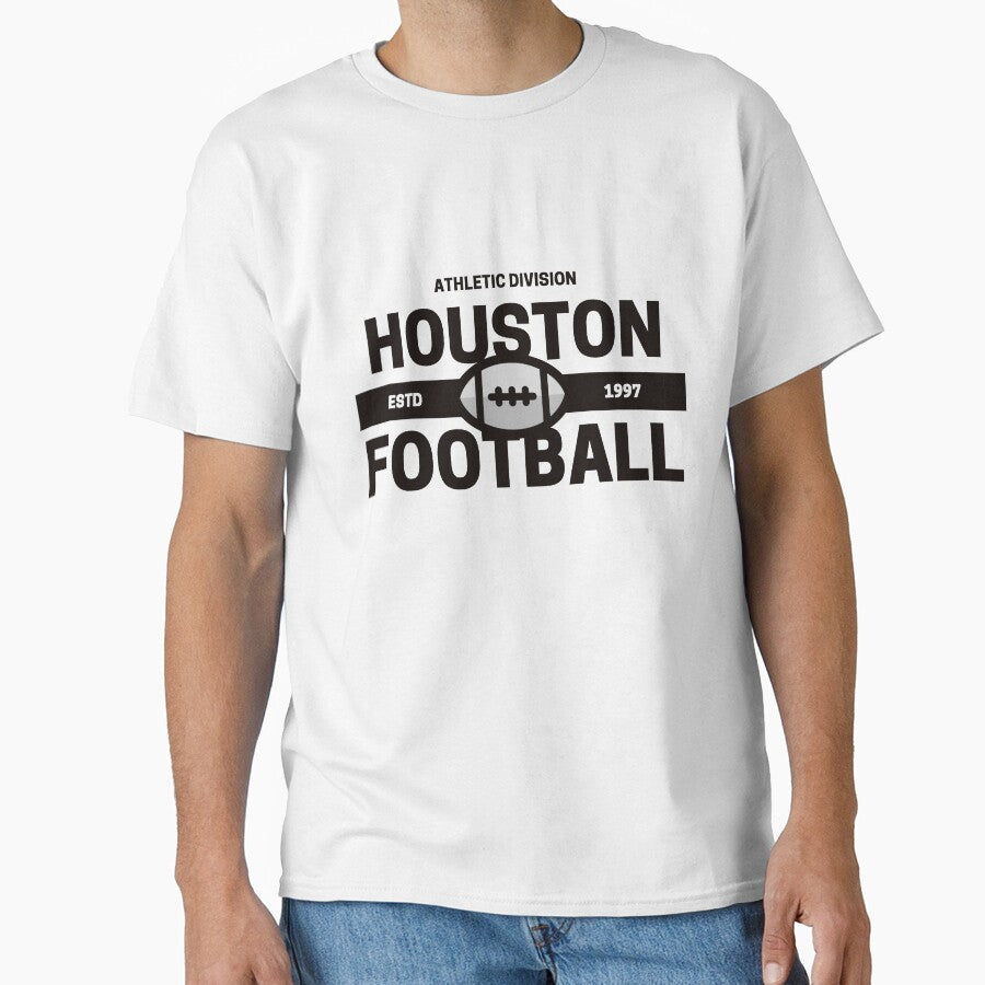 Houston Football by Mamibo Unisex T-shirt, Sweatshirt, Hoodie, Long Sleeve Tee - T-Shirt, Sweatshirt, Hoodie
