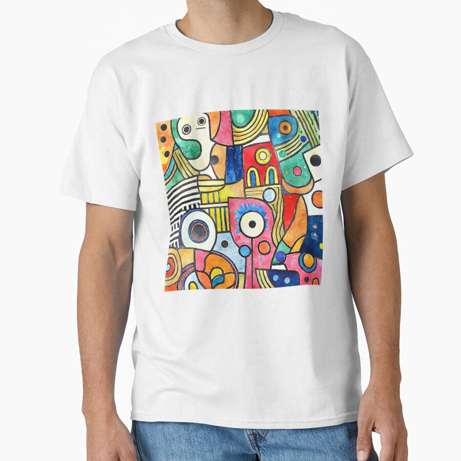 Abstract watercolor painting by FatBirdie Unisex T-shirt, Sweatshirt, Hoodie, Long Sleeve Tee - T-Shirt, Sweatshirt, Hoodie