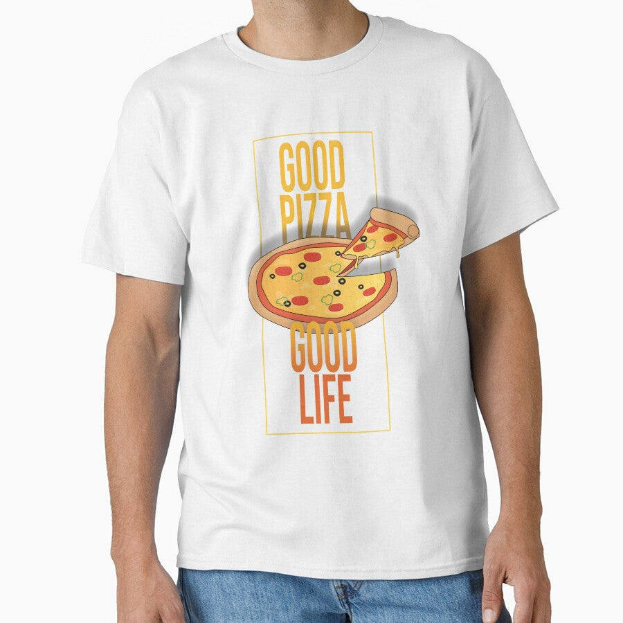 Good Pizza Good Life by Balkanfood Unisex T-shirt, Sweatshirt, Hoodie, Long Sleeve Tee - T-Shirt, Sweatshirt, Hoodie