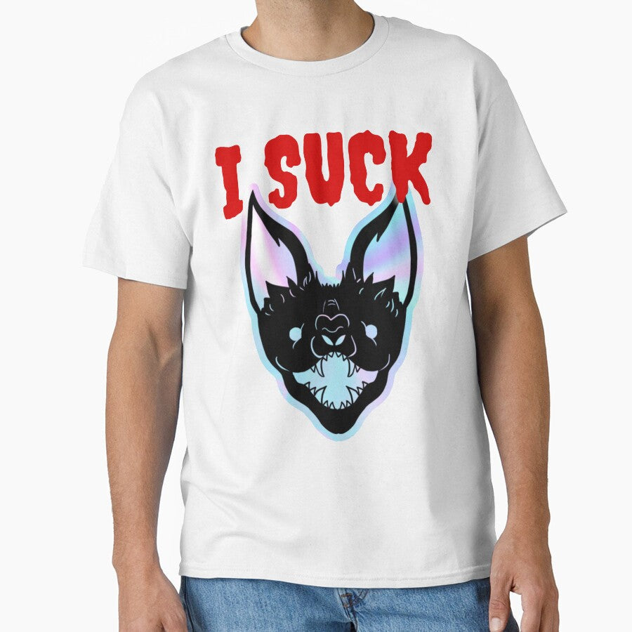 Halloween Bat I Suck by T-Hand141Homestead Unisex T-shirt, Sweatshirt, Hoodie, Long Sleeve Tee - T-Shirt, Sweatshirt, Hoodie
