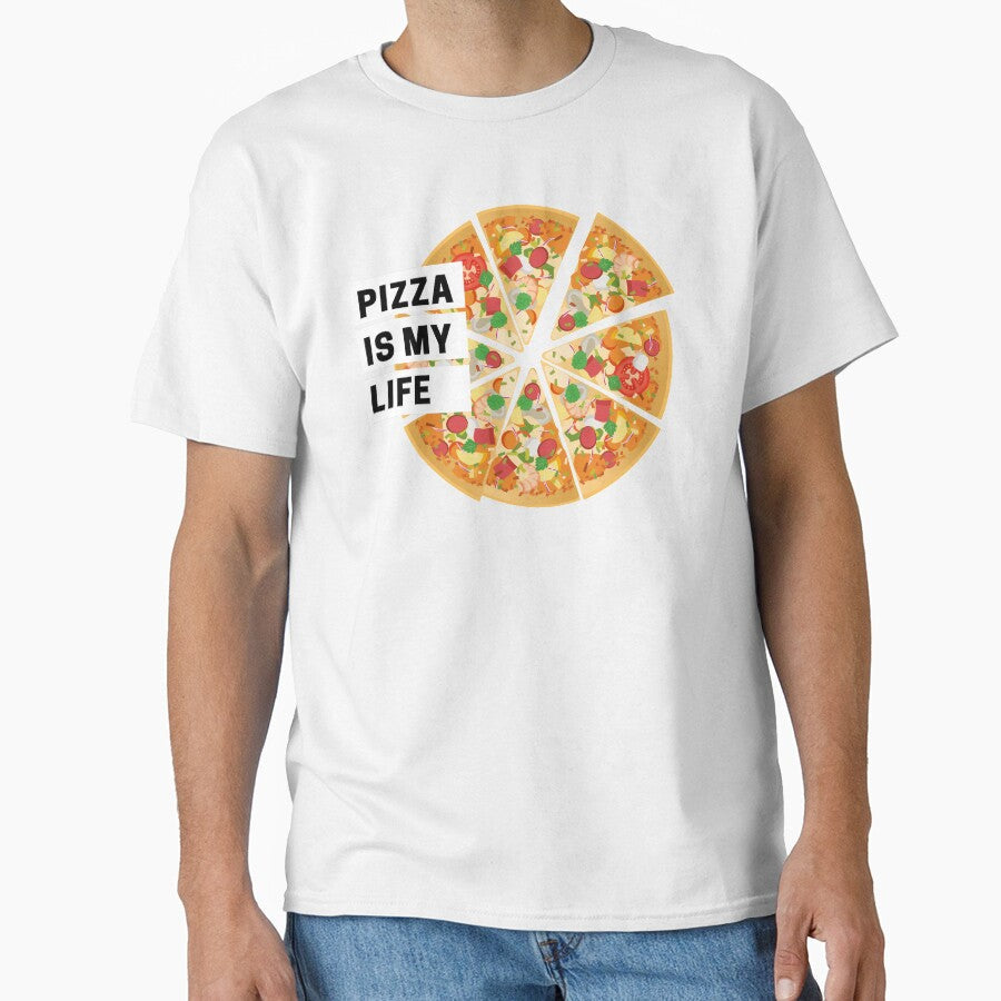 Pizza is my Life by onepony Unisex T-shirt, Sweatshirt, Hoodie, Long Sleeve Tee - T-Shirt, Sweatshirt, Hoodie