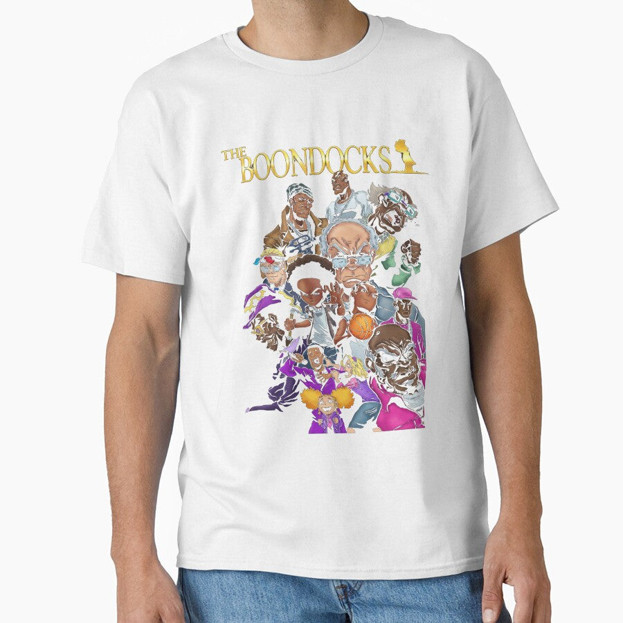 The Boondocks by Green Sama Unisex T-shirt, Sweatshirt, Hoodie, Long Sleeve Tee - T-Shirt, Sweatshirt, Hoodie
