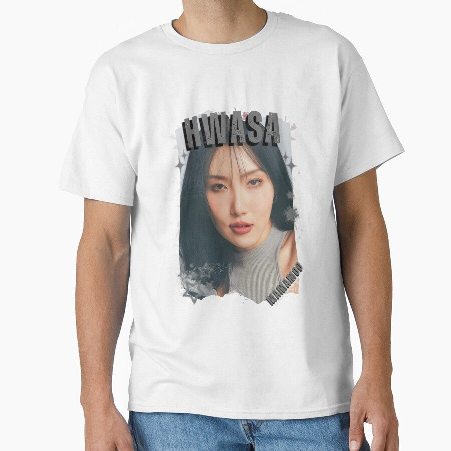 Mamamooo Hwasa Kpop Female group Scrapbook Collage Cozy Y2K Vintage Design by HELL0WBELLO Unisex T-shirt, Sweatshirt, Hoodie, Long Sleeve Tee - T-Shirt, Sweatshirt, Hoodie