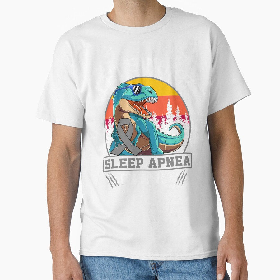 Let's Make Sleep Apnea Extinct Dinosaur Men Women Kid by Mnrshirley Unisex T-shirt, Sweatshirt, Hoodie, Long Sleeve Tee - T-Shirt, Sweatshirt, Hoodie