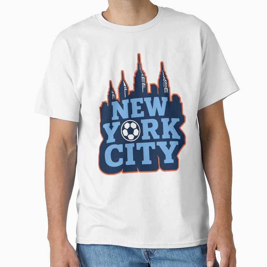 New York City Soccer-Skyline by DaniKates Unisex T-shirt, Sweatshirt, Hoodie, Long Sleeve Tee - T-Shirt, Sweatshirt, Hoodie