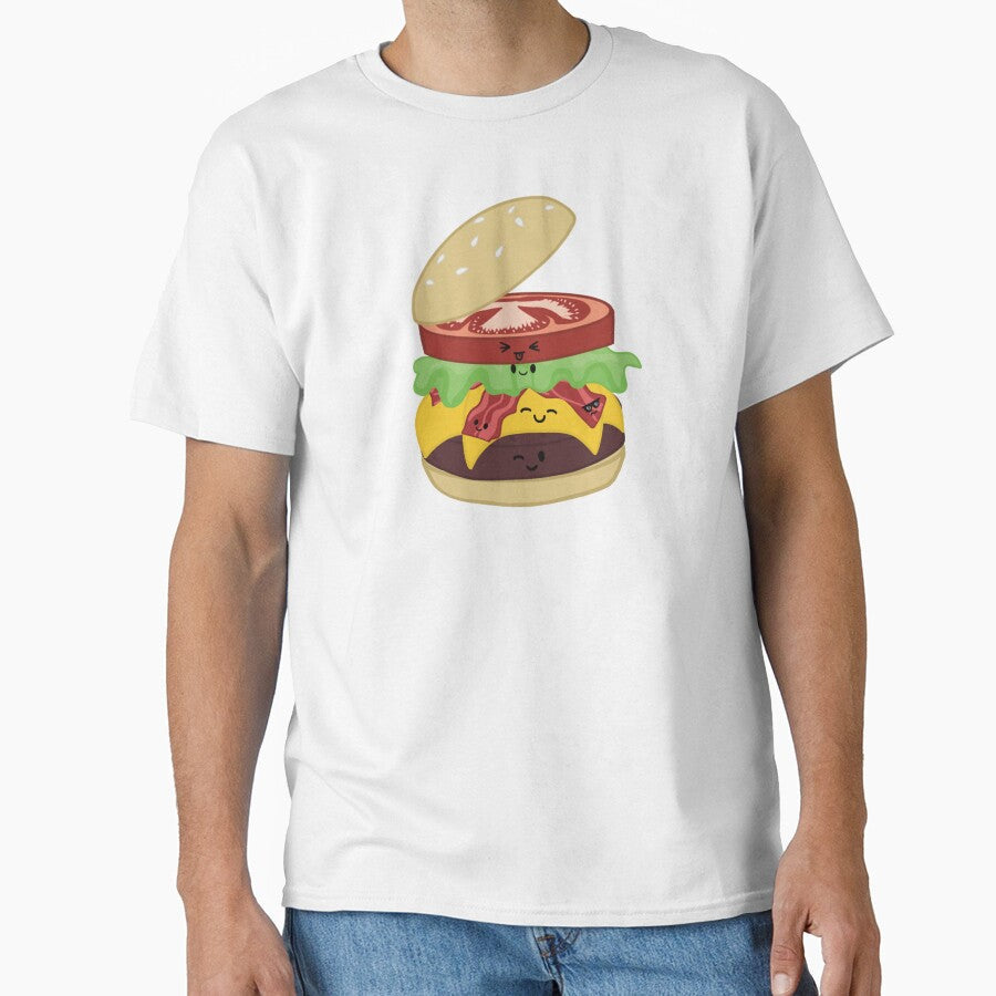 Burger Friends Together by Toadison Unisex T-shirt, Sweatshirt, Hoodie, Long Sleeve Tee - T-Shirt, Sweatshirt, Hoodie