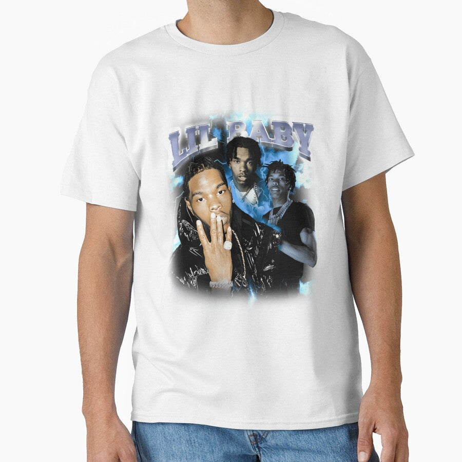 Lil Baby 90S Bootleg by JoeRusconi Unisex T-shirt, Sweatshirt, Hoodie, Long Sleeve Tee - T-Shirt, Sweatshirt, Hoodie