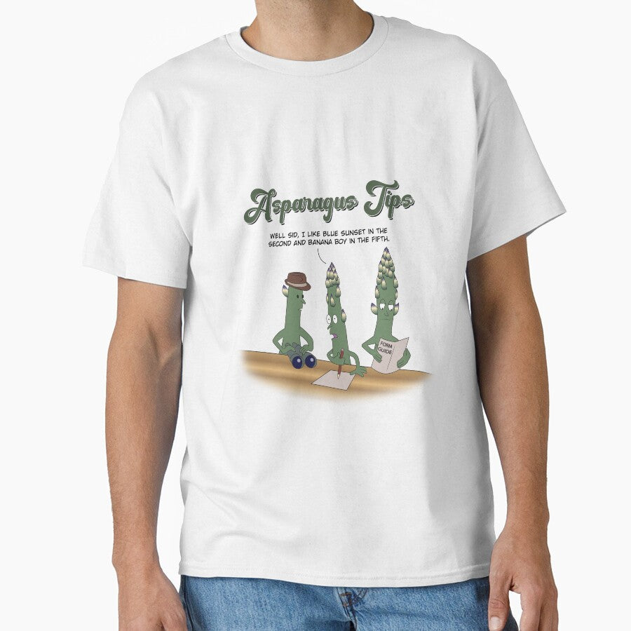 Asparagus Tips by Mark  Wilesmith Unisex T-shirt, Sweatshirt, Hoodie, Long Sleeve Tee - T-Shirt, Sweatshirt, Hoodie