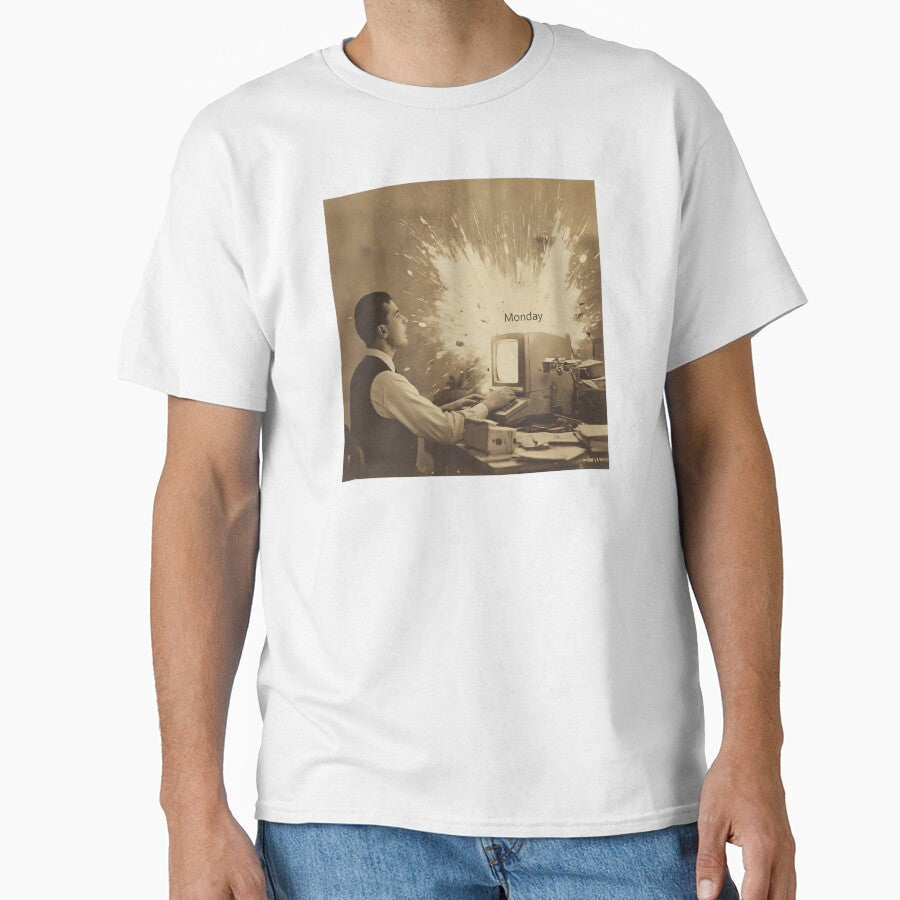 monday, funny monday, mondy office, funny office, office work, IT Humor, computer humor. by SavageLegion - T-Shirt, Sweatshirt, Hoodie