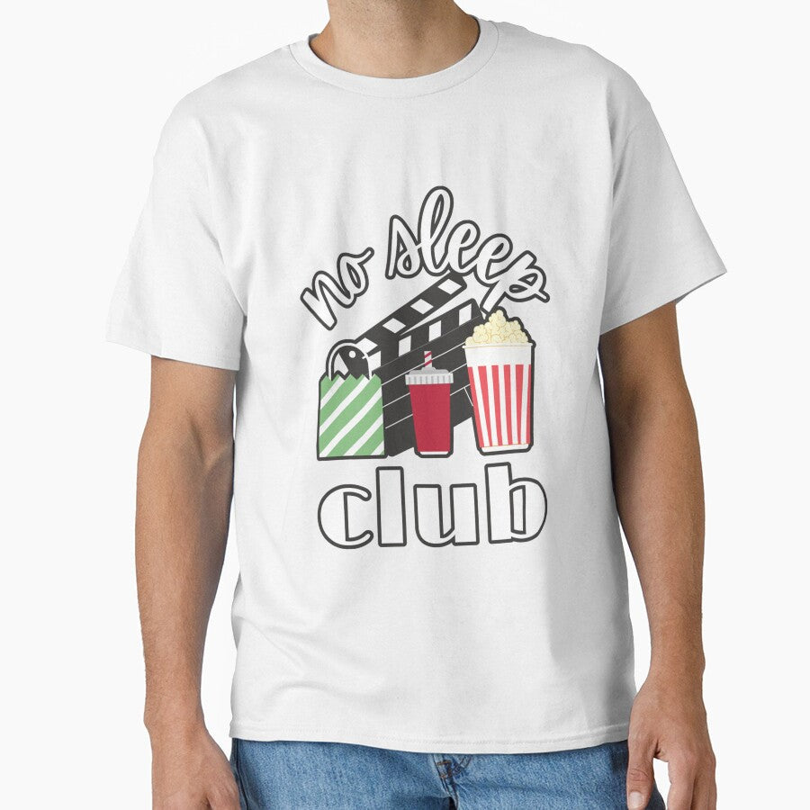 Birthday Women Men No Sleep Club Cinema Retro Things by Z0naShirt Unisex T-shirt, Sweatshirt, Hoodie, Long Sleeve Tee - T-Shirt, Sweatshirt, Hoodie
