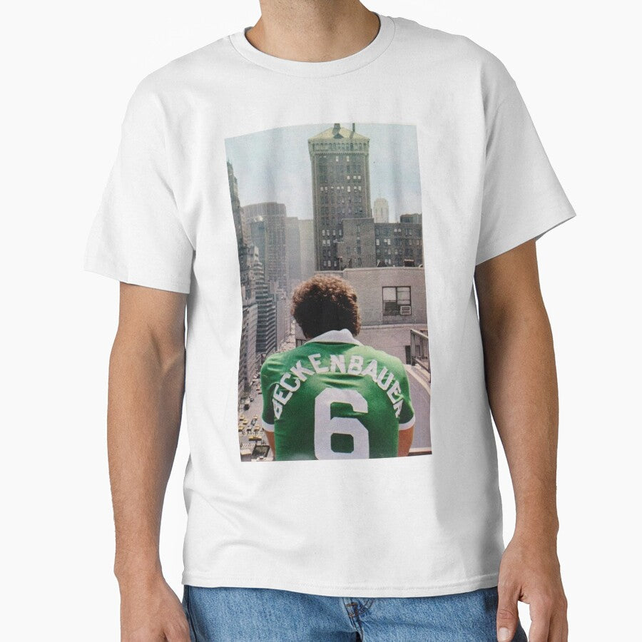 Beckenbeauer watching New York City by ersindesign Unisex T-shirt, Sweatshirt, Hoodie, Long Sleeve Tee - T-Shirt, Sweatshirt, Hoodie
