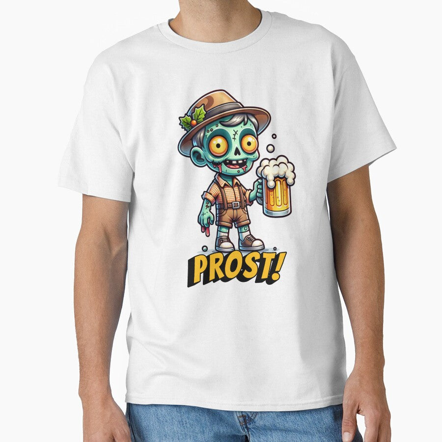 Oktoberfest Zombie Prost! by HolidayBug Unisex T-shirt, Sweatshirt, Hoodie, Long Sleeve Tee - T-Shirt, Sweatshirt, Hoodie