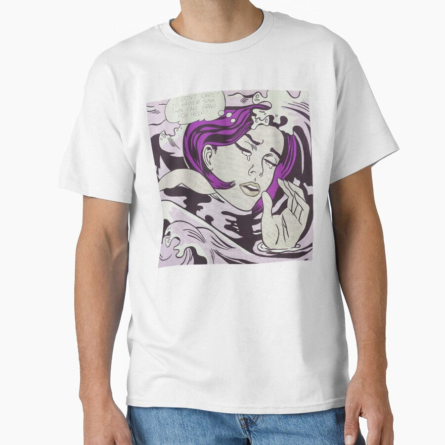 Roy lichtenstein pastel goth edits by TrezeTreze Unisex T-shirt, Sweatshirt, Hoodie, Long Sleeve Tee - T-Shirt, Sweatshirt, Hoodie
