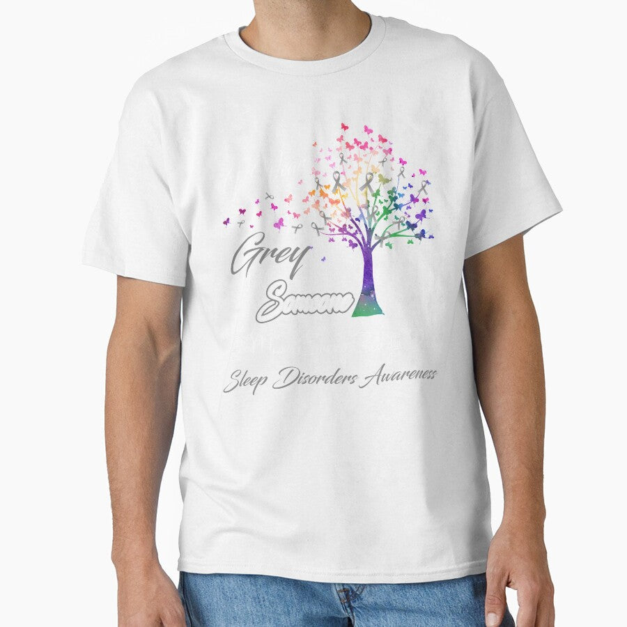 I Wear Grey For Someone I Miss Sleep Disorders Awareness by Gillosina Unisex T-shirt, Sweatshirt, Hoodie, Long Sleeve Tee - T-Shirt, Sweatshirt, Hoodie