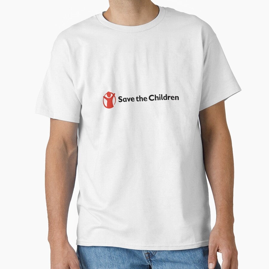 Save the Children Red Human Figure Charity Logo by Jerbilsmouse Unisex T-shirt, Sweatshirt, Hoodie, Long Sleeve Tee - T-Shirt, Sweatshirt, Hoodie