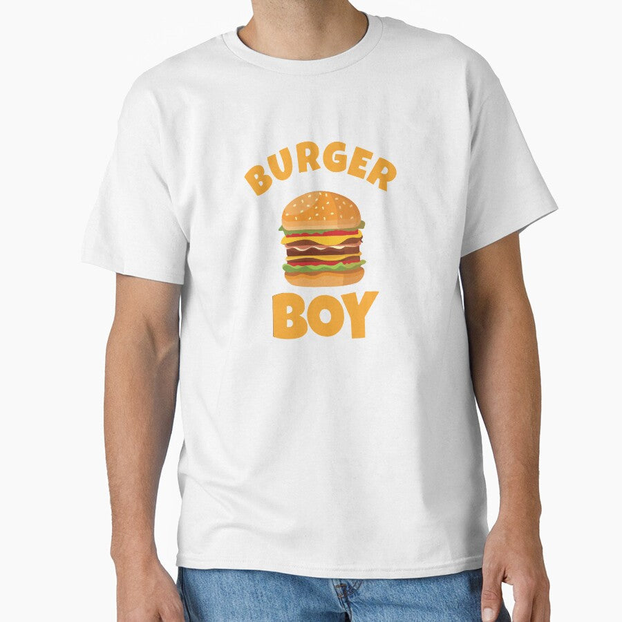 burger boy by whatsyokidswear Unisex T-shirt, Sweatshirt, Hoodie, Long Sleeve Tee - T-Shirt, Sweatshirt, Hoodie