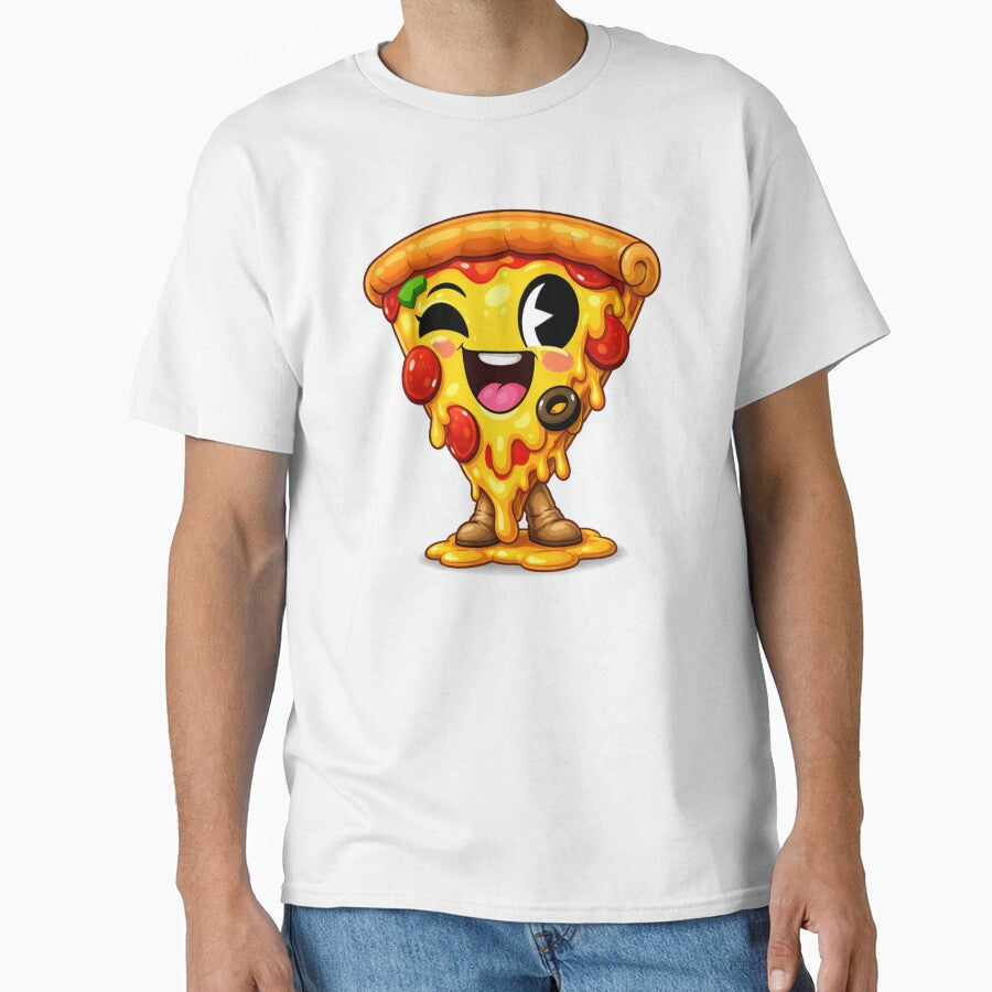 Pizza Toon by capitanmoscamx Unisex T-shirt, Sweatshirt, Hoodie, Long Sleeve Tee - T-Shirt, Sweatshirt, Hoodie