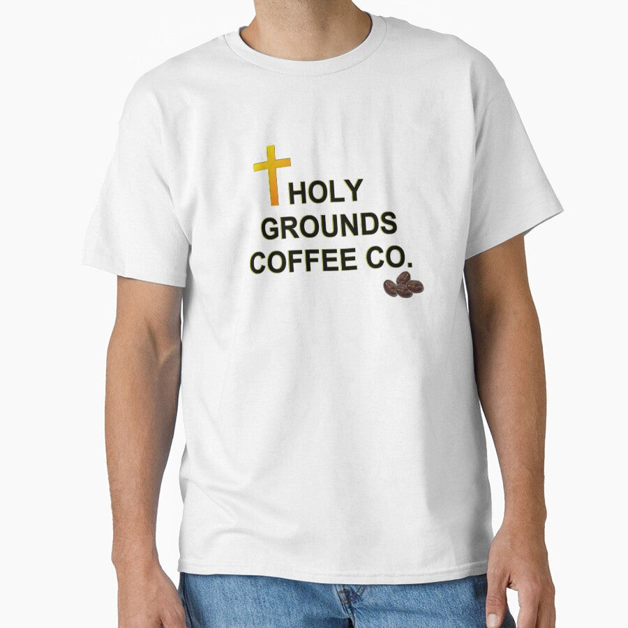 Holy Grounds Coffee Co. Divine Brew by Quantum Canvas Empire Unisex T-shirt, Sweatshirt, Hoodie, Long Sleeve Tee - T-Shirt, Sweatshirt, Hoodie