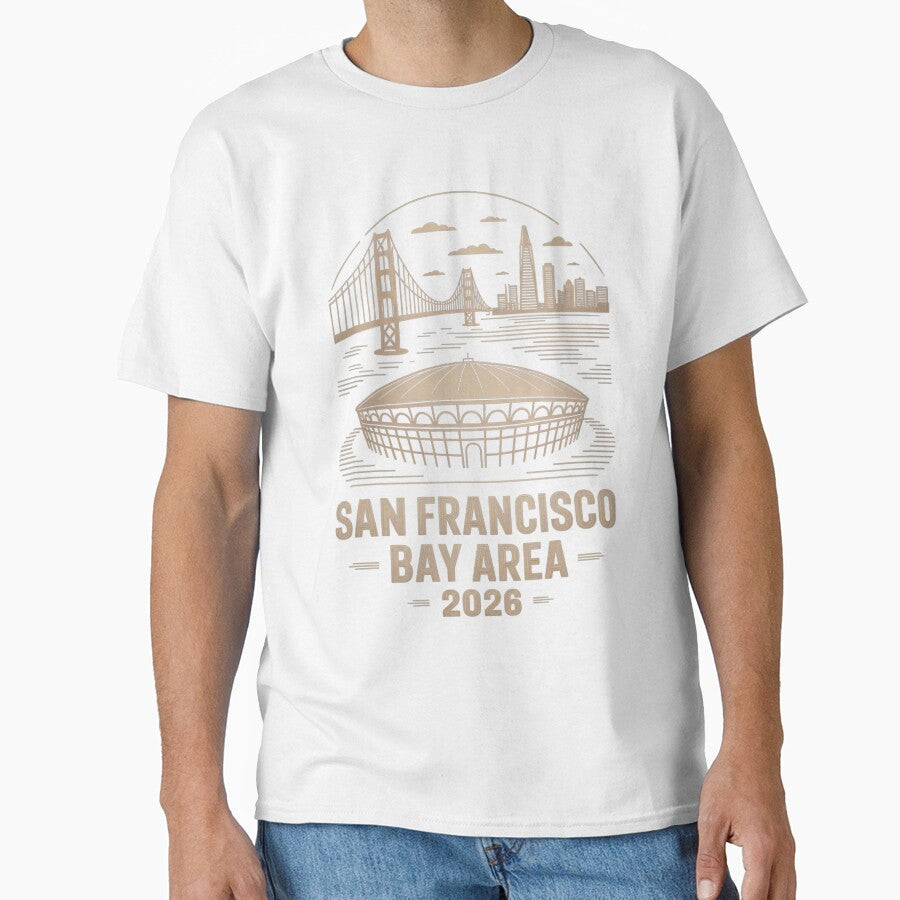 San Francisco Bay Area Golden Gate Stadium T-Shirt V20 by DarylWelsh2024 Unisex T-shirt, Sweatshirt, Hoodie, Long Sleeve Tee - T-Shirt, Sweatshirt, Hoodie